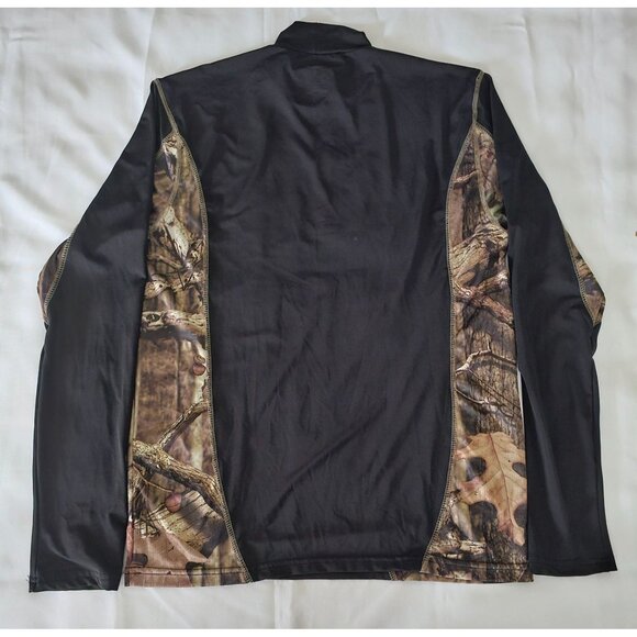 Break Up Infinity Men's Black Mossy Oak Performance Field Tee Sz Medium (38-40) - Picture 5 of 11